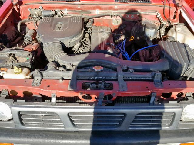 1N6SD11S9PC348288 - 1993 NISSAN TRUCK SHOR RED photo 7