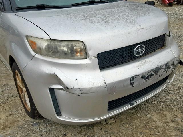 JTLKE50E091092824 - 2009 TOYOTA SCION XB Күміс фото 9