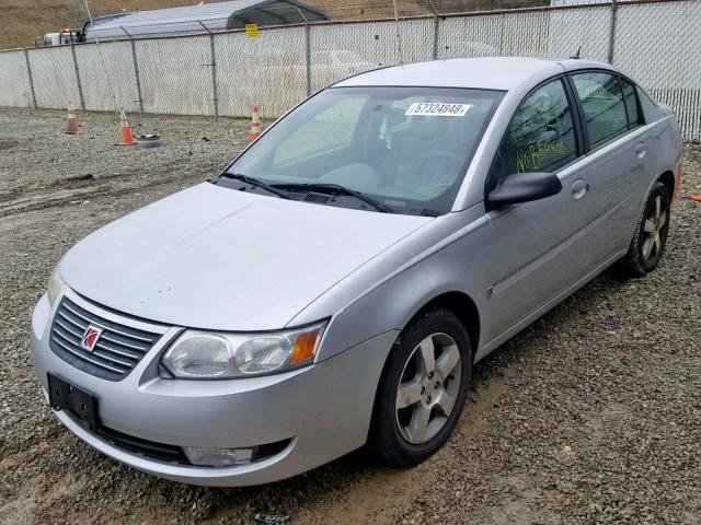 1G8AL55F87Z168670 - 2007 SATURN ION LEVEL SILVER photo 2