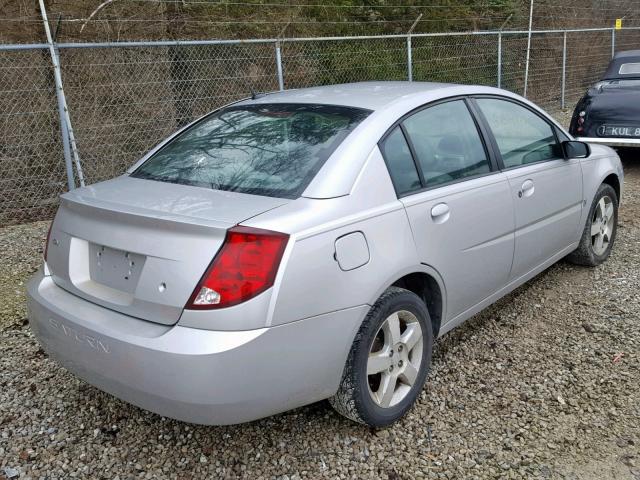 1G8AL55F87Z168670 - 2007 SATURN ION LEVEL SILVER photo 4