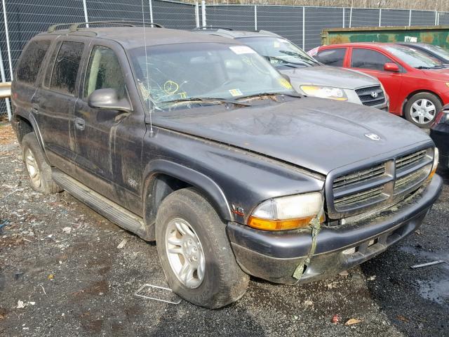 1B4HS38N42F133839 - 2002 DODGE DURANGO SP GRAY photo 1