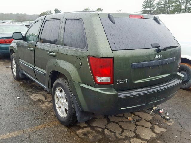 1J8GR48KX7C682064 - 2007 JEEP GRAND CHER GREEN photo 3