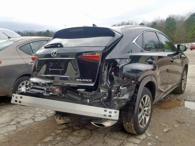 JTJYARBZ4G2038715 - 2016 LEXUS NX 200T BLACK photo 4