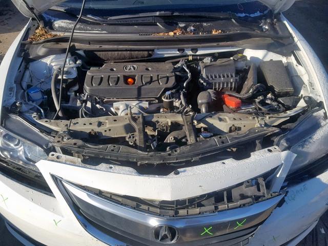 19VDE1F3XFE003734 - 2015 ACURA ILX 20 WHITE photo 7