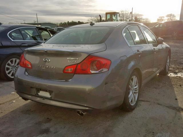 JN1CV6AR7CM677562 - 2012 INFINITI G37 SILVER photo 4