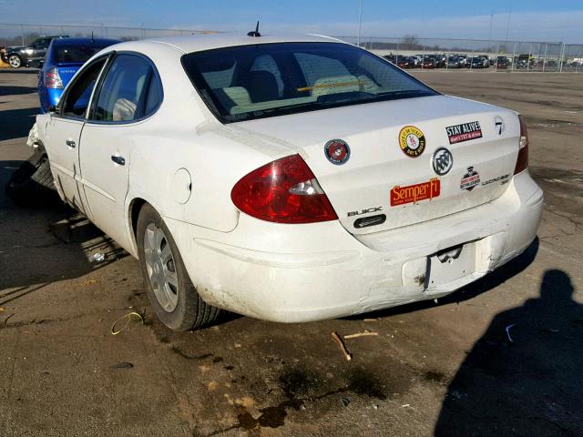 2G4WC582171211738 - 2007 BUICK LACROSSE C WHITE photo 3