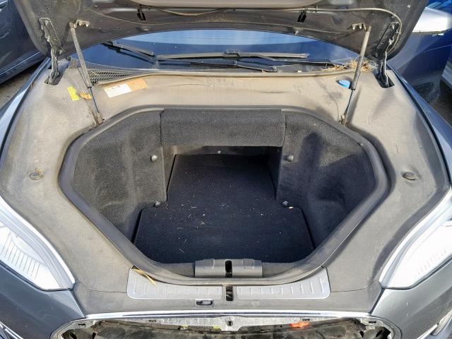 5YJSA1CN2DFP12052 - 2013 TESLA MODEL S Մոխրագույն լուսանկար 7