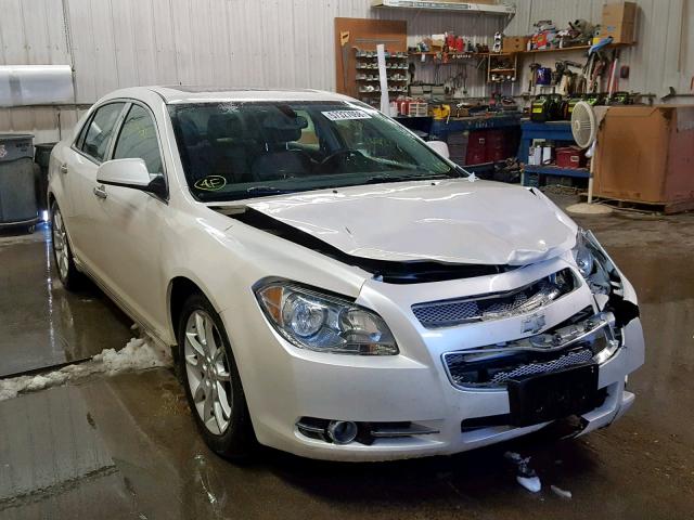 1G1ZE5E16BF268177 - 2011 CHEVROLET MALIBU LTZ WHITE photo 1