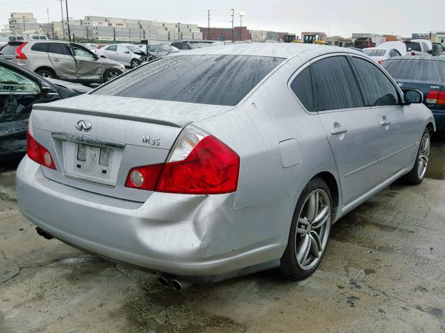 JNKAY01E87M308896 - 2007 INFINITI M35 BASE SILVER photo 4