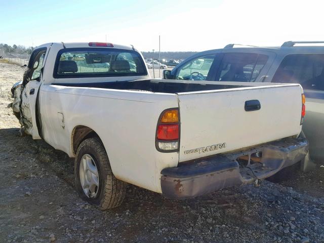 5TBJN3218YS123625 - 2000 TOYOTA TUNDRA WHITE photo 10