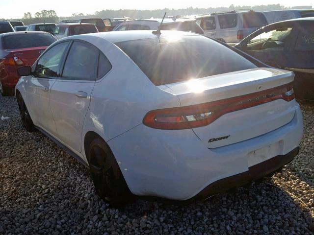 1C3CDFBBXFD166440 - 2015 DODGE DART SXT WHITE photo 3