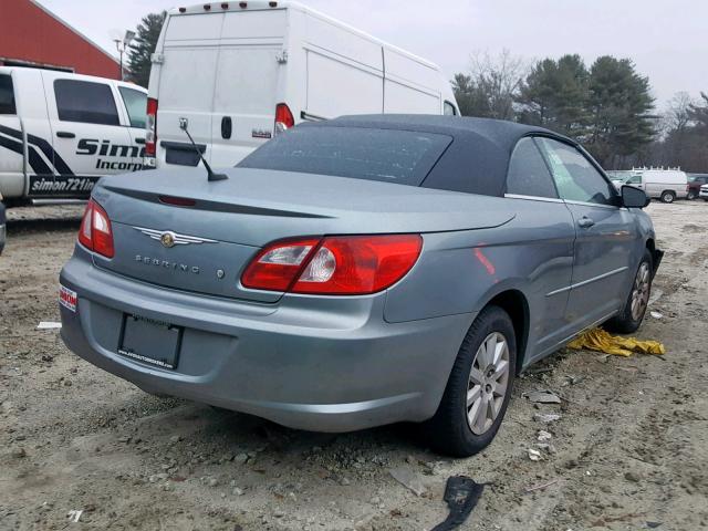 1C3LC45K78N137414 - 2008 CHRYSLER SEBRING GRAY photo 4