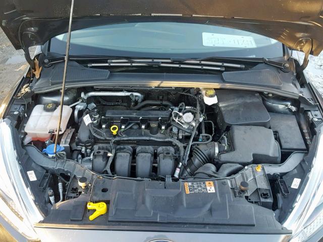 1FADP3E27HL212113 - 2017 FORD FOCUS S GRAY photo 7