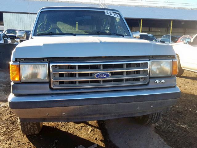 1FMEU15H8KLA56473 - 1989 FORD BRONCO U10 GRAY photo 9