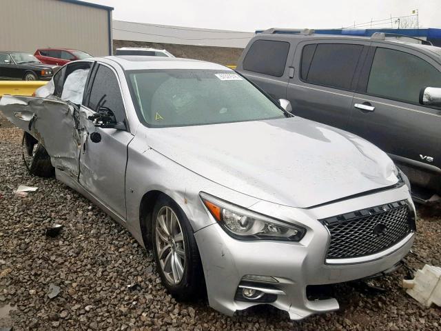 JN1BV7APXFM335298 - 2015 INFINITI Q50 BASE SILVER photo 1