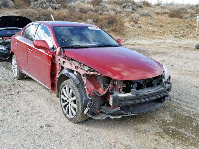 JTHCK262375012800 - 2007 LEXUS IS 250 RED photo 1