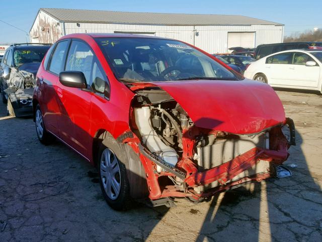 JHMGE8H20AS007054 - 2010 HONDA FIT RED photo 1