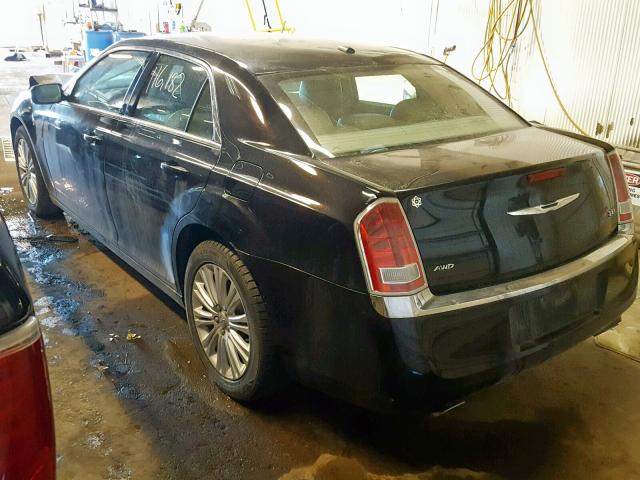 2C3CCARGXDH589865 - 2013 CHRYSLER 300 BLACK photo 3