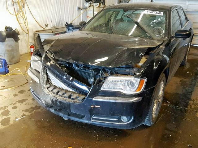 2C3CCARGXDH589865 - 2013 CHRYSLER 300 BLACK photo 9