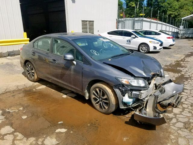 19XFB2F95DE025706 - 2013 HONDA CIVIC EXL GRAY photo 1