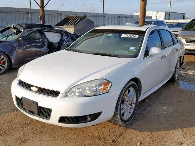 2G1WC5E36E1146585 - 2014 CHEVROLET IMPALA LIM WHITE photo 2