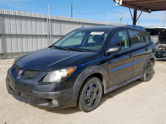 5Y2SL62874Z465530 - 2004 PONTIAC VIBE BLACK photo 2