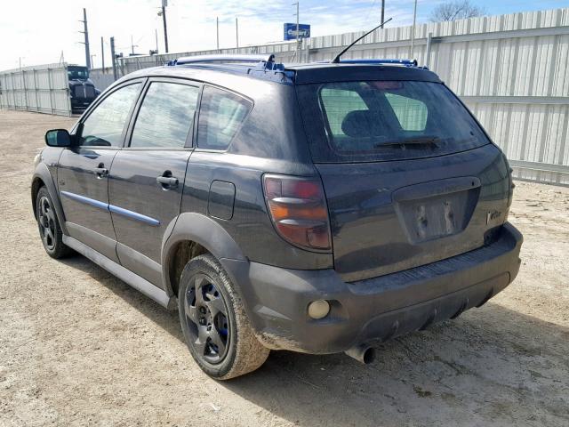 5Y2SL62874Z465530 - 2004 PONTIAC VIBE BLACK photo 3