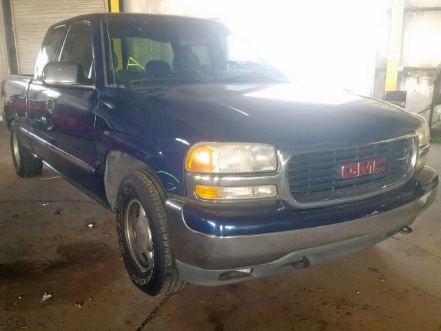 2GTEC19V711195179 - 2001 GMC NEW SIERRA BLUE photo 1