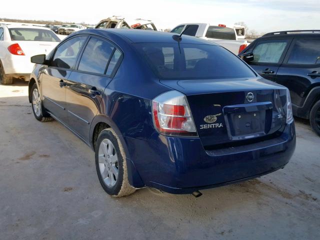 3N1AB61E08L754593 - 2008 NISSAN SENTRA 2.0 BLUE photo 3