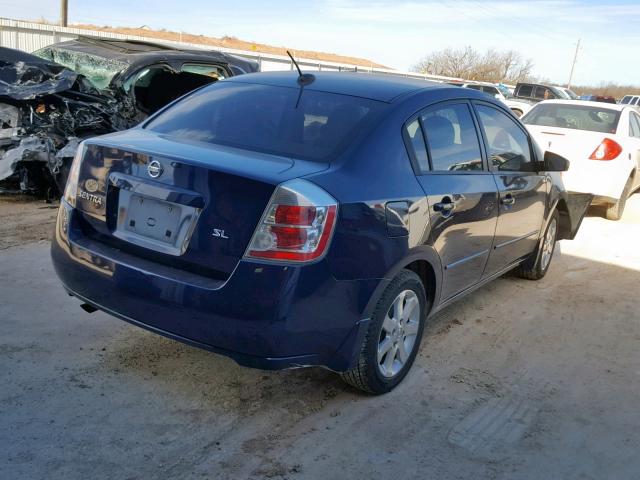 3N1AB61E08L754593 - 2008 NISSAN SENTRA 2.0 BLUE photo 4