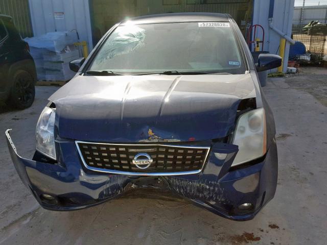 3N1AB61E08L754593 - 2008 NISSAN SENTRA 2.0 BLUE photo 9