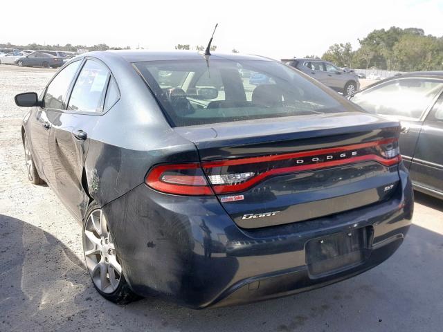 1C3CDFBA3DD266383 - 2013 DODGE DART SXT GRAY photo 3