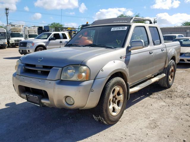 1N6MD27T22C377297 - 2002 NISSAN FRONTIER C SILVER photo 2