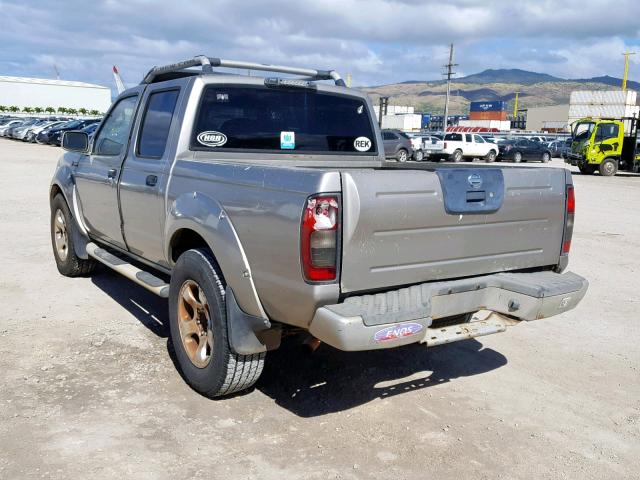 1N6MD27T22C377297 - 2002 NISSAN FRONTIER C SILVER photo 3