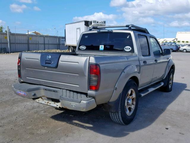 1N6MD27T22C377297 - 2002 NISSAN FRONTIER C SILVER photo 4