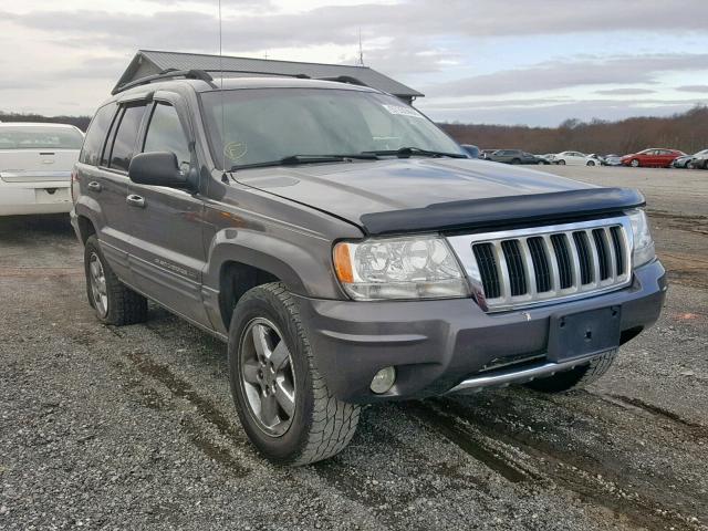 1J8GW58S54C384192 - 2004 JEEP GRAND CHER GRAY photo 1