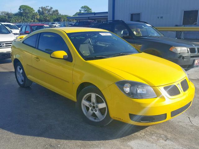 1G2AL18F887200741 - 2008 PONTIAC G5 YELLOW photo 1