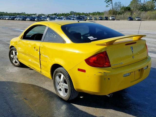 1G2AL18F887200741 - 2008 PONTIAC G5 YELLOW photo 3