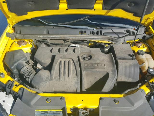 1G2AL18F887200741 - 2008 PONTIAC G5 YELLOW photo 7