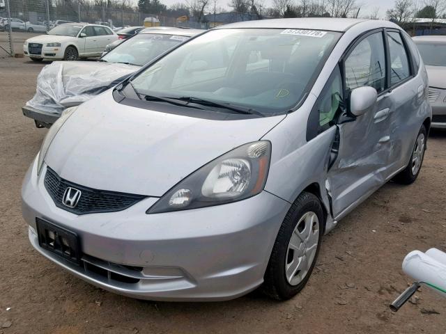 JHMGE8G32DC003435 - 2013 HONDA FIT SILVER photo 2