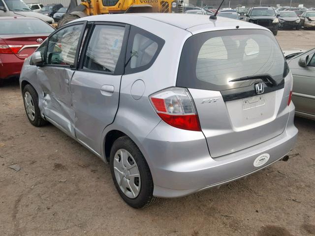 JHMGE8G32DC003435 - 2013 HONDA FIT SILVER photo 3