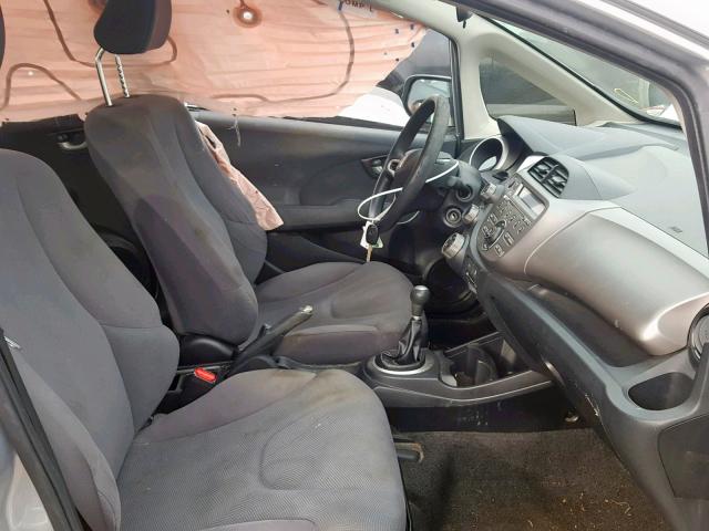 JHMGE8G32DC003435 - 2013 HONDA FIT SILVER photo 5