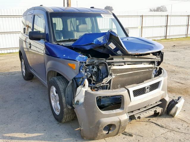 5J6YH28534L029272 - 2004 HONDA ELEMENT EX BLUE photo 1