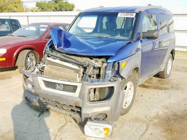 5J6YH28534L029272 - 2004 HONDA ELEMENT EX BLUE photo 2