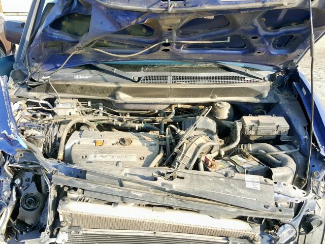 5J6YH28534L029272 - 2004 HONDA ELEMENT EX BLUE photo 7