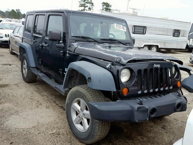 1J4GA39187L202516 - 2007 JEEP WRANGLER X BLACK photo 1