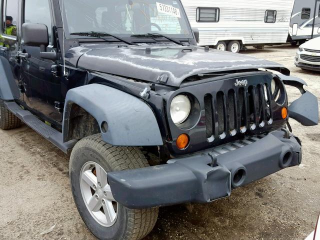 1J4GA39187L202516 - 2007 JEEP WRANGLER X BLACK photo 9