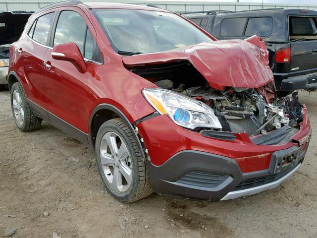 KL4CJESB6FB266040 - 2015 BUICK ENCORE RED photo 1