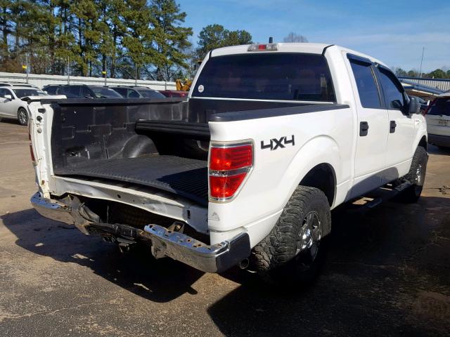 1FTEW1E84AFA07797 - 2010 FORD F150 SUPER WHITE photo 4