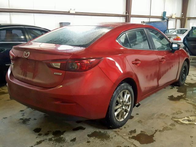 JM1BM1V76E1153492 - 2014 MAZDA 3 TOURING RED photo 4